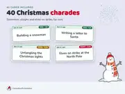 Christmas Charades: prompts