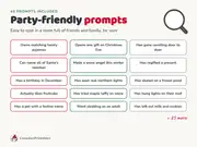 Friendsmas Bingo: prompts
