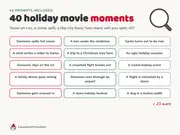 Christmas Movie Bingo: prompts