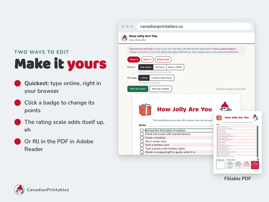 How Jolly Are You: editable