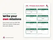Christmas Secret Mission: blank